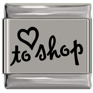 To Shop Laser Engraved Italian Charm (9mm Standard Size)