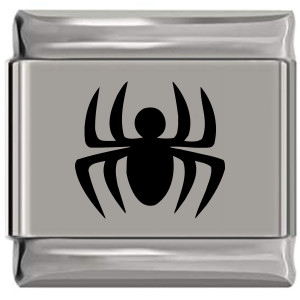 Spider Logo Laser Engraved Italian Charm (9mm Standard Size) Spider Logo Laser Engraved Italian Charm (9mm Standard Size)