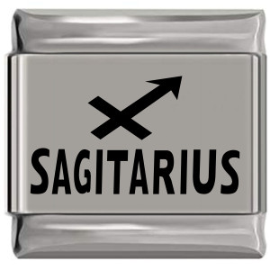 Sagittarius Zodiac Laser Engraved Italian Charm (9mm Standard Size) Sagittarius Zodiac Laser Engraved Italian Charm (9mm Standard Size)