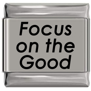Focus on the Good Laser Engraved Italian Charm (9mm Standard Size) Focus on the Good Laser Engraved Italian Charm (9mm Standard Size)