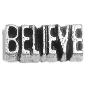 Believe Floating Locket Charm Believe Floating Locket Charm