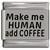 Make Me Human Add Coffee Laser Engraved Italian Charm (9mm Standard Size)