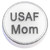 USAF Mom Floating Locket Charm