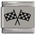 Car Racing Flags Laser Engraved Italian Charm