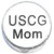 USCG Mom Floating Locket Charm