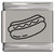 Hotdog Hot Dog Laser Engraved Italian Charm