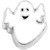 Cute Ghost Floating Locket Charm
