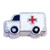 Ambulance Floating Locket Charm