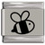 Honey Bee Bumble Bee Laser Engraved Italian Charm