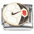 Soccer Ball White Black Italian Charm