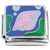 Sea Shell on Blue Seashell Italian Charm