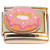 Sprinkles Donut Goldtone Base Italian Charm