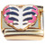 Heart Chest Gold Base Italian Charm