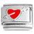 Red Heart Arrow Italian Charm