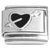 Black Heart Arrow Italian Charm