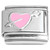 Pink Heart Arrow Italian Charm