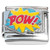 Pow Superhero Comic Book Italian Charm