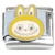Cute Monster Face Yellow Italian Charm