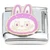 Cute Monster Face Purple Italian Charm