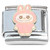 Cute Monster Eyes Open Pink Italian Charm