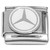 Mercedes Car Logo White Italian Charm