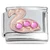 Flamingo Pink Bling Italian Charm