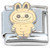 Cute Monster Eyes Open Cream Italian Charm