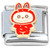 Cute Monster Eyes Open Red Italian Charm