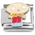Stewie Cartoon Italian Charm