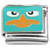 Platypus Cartoon Italian Charm