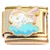 Cute Unicorn Gold Base Italian Charm