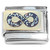 Infinity Sign Glitter Italian Charm