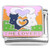 The Lovers Cats Heart Italian Charm