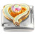 Bling Curvy Heart Italian Charm