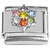 Colorful Bling Flower Italian Charm