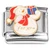 Snowman Present for You Italian Charm