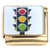 Signal Light Gold Base Italian Charm