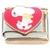 Red Heart Snoopy Woodstock Gold Base Italian Charm