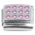 Pink Multi Bling Italian Charm