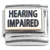 Hearing Impaired Italian Charm