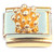 Bright Burst Gold Base Italian Charm