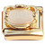 Pearly Bling Framed Gold Base Italian Charm