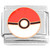 Pokeball Red White Italian Charm