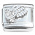 Bling Heart Wings Italian Charm