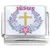 Jesus Cross Wreath Italian Charm