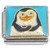 Cute Penguin on Blue Italian Charm