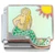 Mermaid Sparkle Tail Sunshine Italian Charm