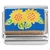 Sunflower Pair Dark Blue Italian Charm