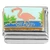 Flamingo Water Blue Sky Italian Charm