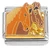 Light Brown Dark Brown Horses Italian Charm